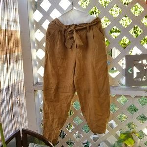 Brown trouser capris